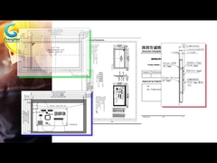 ODM 7 Inç Kapasitatif LCD Dokunmatik Ekran 50 Pin MCU Arayüzü 800x480 TFT Ekran Modülü
