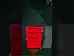 FPC Konnektörlü Tek Renkli LCD Panel 52.2*91.1mm Görüntüleme Alanı 150 Cd/m2 Parlaklık