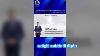 Chenghao Ekran 7 inç Yüksek Parlaklıkta Lcd Ekran Modülü