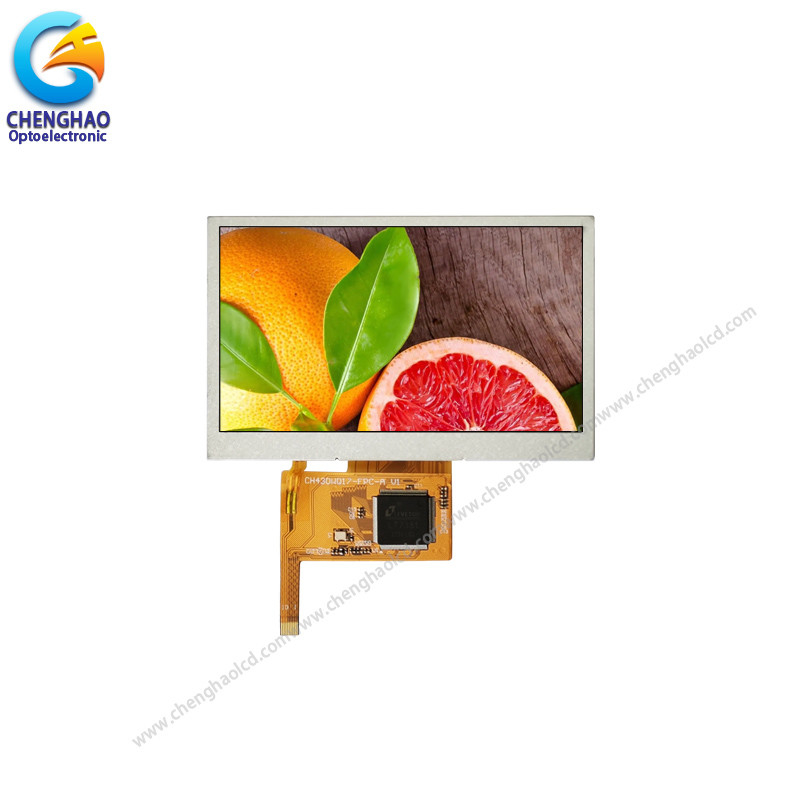 Sunlight Readable TFT LCD Display 4.3 Inch 480x272 10 Pin SPI Interface