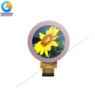 Tüm Görme Yönü TFT LCD Kapasitatif Dokunmatik Ekran 2.1 Inch 480x480 Yuvarlak LCD Ekran