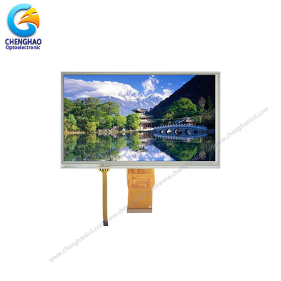 7 inç dirençli dokunmatik ekran 1024X600 Nokta Geniş Temp TFT LCD Ekran