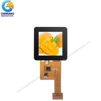 Tüm Görünüm Yönü IPS LCD Ekran 4 satır 8 bit SPI Arayüzü 1.54' Küçük LCD Ekranı