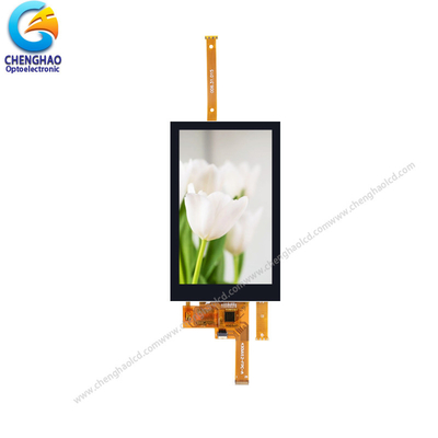 WVGA Küçük LCD Dokunmatik Ekran 4.3 inç Tüm Görme Açısı IPS TFT Ekranı