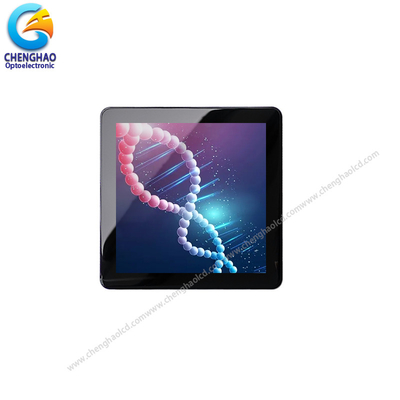 Tüm Siyah Efekt Kare Dokunmatik LCD Ekranı 3.95 Inç TFT LCD Kapasitif Dokunmatik Ekran