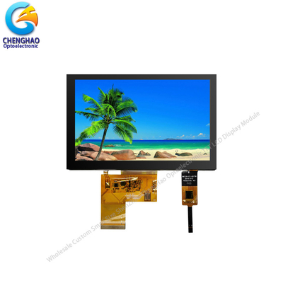 5.0 Inç Renkli Ekran 800x480 40pin TFT LCD Kapasitatif Dokunmatik Ekran