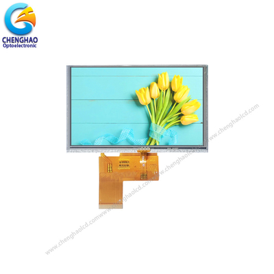 TP ile 24 Bit Rgb Lcd Ekran 5 İnç 480 * 800 40pin IPS LCD Ekran