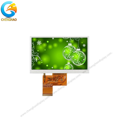 Tıbbi için 5.0 inç 40pin Yüksek Parlaklıklı LCD Monitör 480 * 272 nokta
