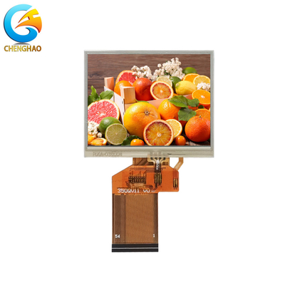 Ücretsiz Görüş Açısı TFT LCD Ekran Dirençli Dokunmatik Ekran 3,5 inç 320*240