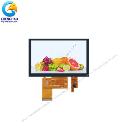 800*480 Kapasitif TFT LCD Ekran 5.0 İnç 40pin Serbest Görüş Açısı