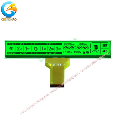 50 Pin FPC Konektör Tek renkli LCD Modülü TN / Endüstriyel için Pozitif