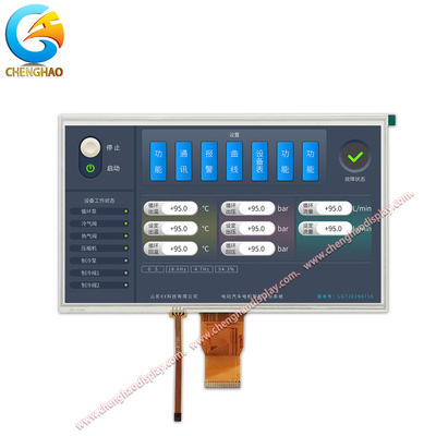 Tft 1500cd/M2 Yüksek Parlaklık LCD Ekran Modülü 10.1 Inch 80/80/80/80 Görme açısı