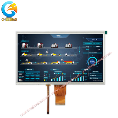 10.1 inç Boyut Renkli Ekran Tft LCD Modülü 1024x600 Piksel Lcm