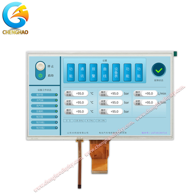 10.1 Inch 50 Pin Fpc LCD Ekran Modülü 1000 Cd/M2 Parlaklık