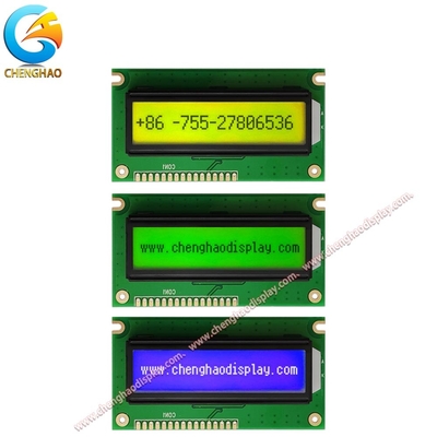 Mavi / Sarı Yeşil Monokrom LCD Ekran Arkaplanı
