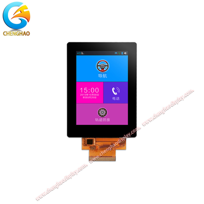 6 Saat Görme Yönü TFT LCD Dokunmatik Ekran 3.5 Inch 50 Pin