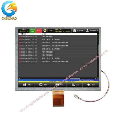 10.4 Inch TFT LCD Display 16M Renkler 800x600 Çözünürlük LCD Üretici