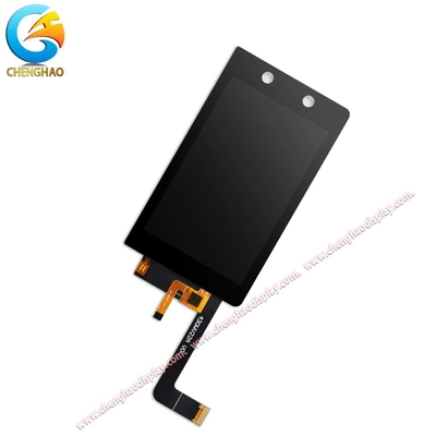 ST7701 Sürücü IC 500 Cd/M2 4.3 Inch IPS TFT LCD Ekranı Dokunmatik Panel Uygulamaları İçin
