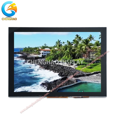 800*600 çözünürlüklü TFT LCD Kapasitatif dokunmatik ekran 900 Nits Yüksek parlaklık 8