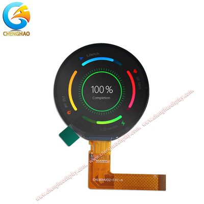 1.8 inç IPS TFT LCD Ekran 360 * 360 Çözüm Modülü Arayüzü SPI / MCU / RGB