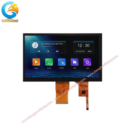 7 Inç Kapasitatif Dokunmatik LCD Ekran Çözünürlüğü 1024x600 FPC Pin Sayısı 50 pin için Ekran