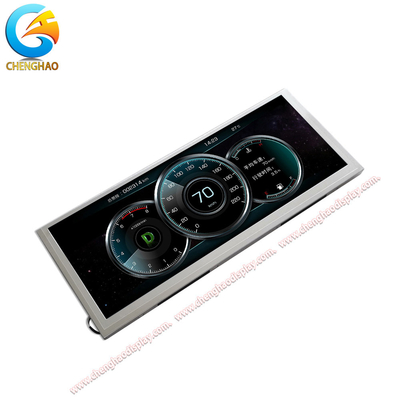 1280x480 Nokta IPS LCD Ekranı 85/85/85/85 Görme Yönü ve Beyaz LED Arkaplan Işığı