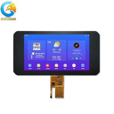 7 inç Özel IPS tft modülü 1024x600 çözünürlük kapasitif dokunmatik panel ile