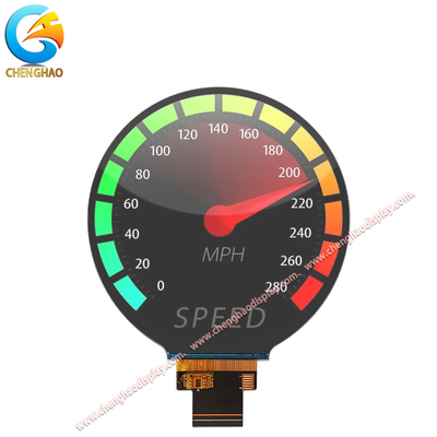 4 Inç Dairesel LCD Ekran Modülü 720x720 Nokta IPS TFT 40 Pin FPC ile