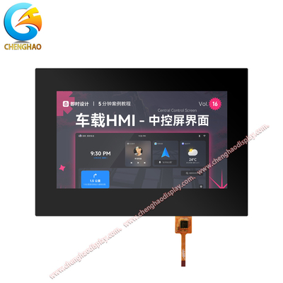 Endüstriyel TFT LCD Kapasitatif Dokunmatik Ekran 1024x600 Noktalar 7 Inch 16M Renkli TFT Modülü