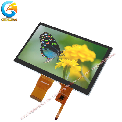 Güneş Işığı Okulabilir Tft LCD Dokunmatik Ekran 1000cd/M2 7 Inch Yüksek Parlaklık Renkli Ekran
