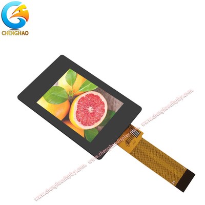 240*320 Spi LCD Modülü 24 pin 2 inç IPS TFT Ekranı Siyah Cam Kapaklı