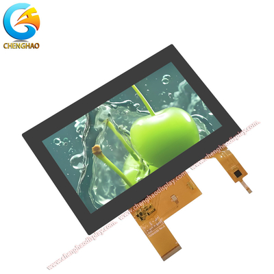 7 inç RGB TFT LCD Ekranı 40 Pin RGB Arabirimi 800 * 480 Pikselle