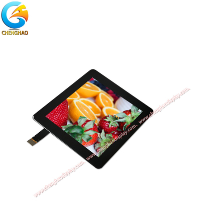 Tamamen Siyah Dokunmatik Ekran LCD Ekran 4 İnç 480*480 Kare TFT Ekran Endüstriyel Uygulamalar İçin