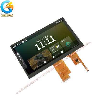 7 İnç IPS LCD Ekran 40 Pin 1024*600 80/80/80/80 Serbest Görüntü Yönü ile