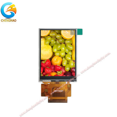 Endüstriyel 2.8 inçlik dokunmatik ekran ekran modülü, geniş sıcaklık (-20 ~ + 70 ° C), 50 pin FPC