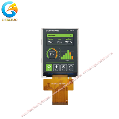 2Sanayi HMI için.8 inç IPS TFT LCD Ekran Modülü 240x320 QSPI 300 Nits