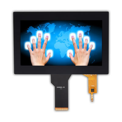 7in 24 Bit RGB TFT LCD Monitör Gerçek Renkli Rohs 200cd/m2