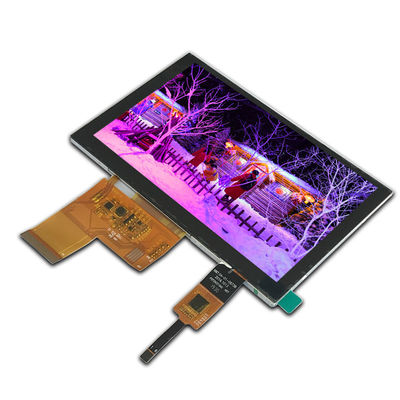 5 inç CTP Iso9001 LCD dokunmatik ekran modülü 800x480 24 bit RGB