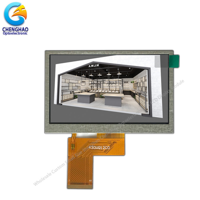 4.3 inç 300Nits Renkli TFT LCD Ekran Monitör Ekran Modülü