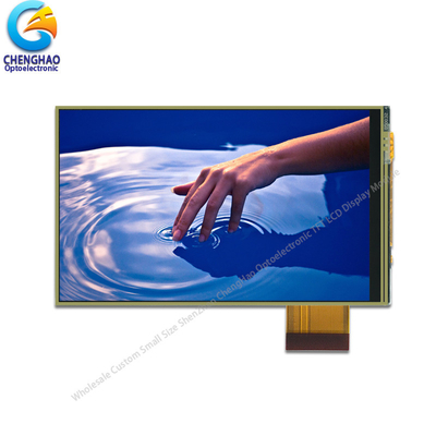 300cd/M2 Resistif LCD Ekran 480×854 IPS Rtp ile İletişim