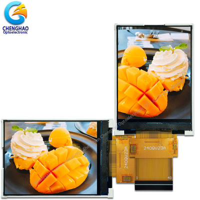 MCU Ctp IPS LCD Panel 240x320 Noktalar 300nits 3 satır 9 Bit 262k SPI
