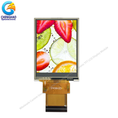 TN Transmissive TFT LCD dokunmatik ekran 2.4in 240x320 300cd/m2 Spi ST7789V