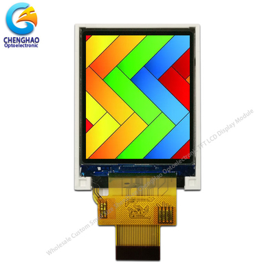 1.8 inç 24 Pin Tft LCD Ekran Renk Modülü 6 O'Clock 128 * 160 Nits Özel Panel