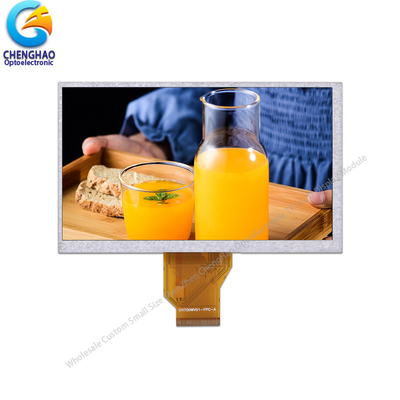 260 Cd/M2 7 Inch LCD Ekran Kit 800X480 Piksel 24 Bit RGB Arayüzü