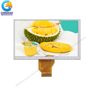 24 bit RGB TFT LCD Renkli Monitör 7'' 800X480 Çözünürlük LCD Ekran Ekranı Monitörü